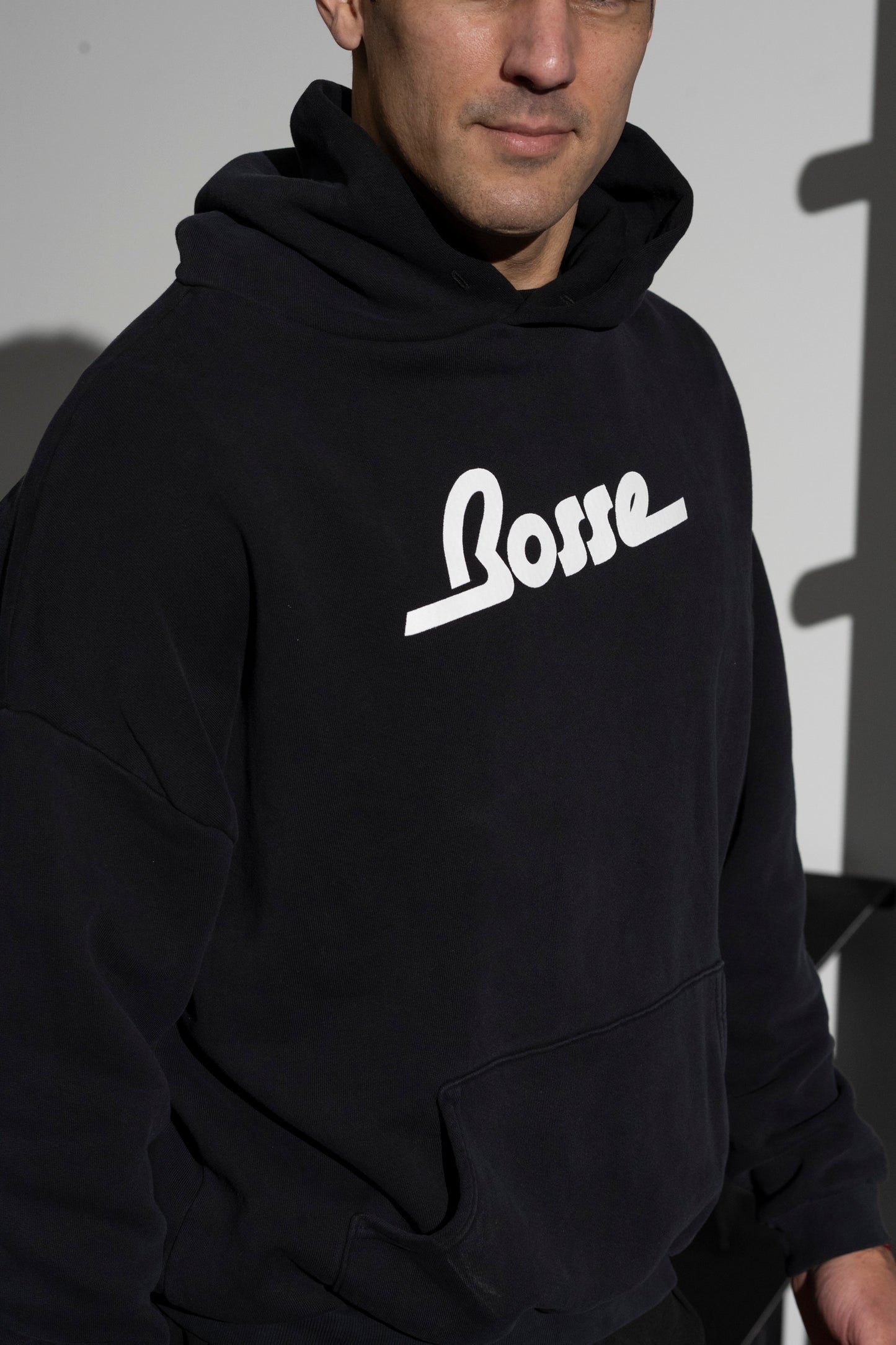 Classic Logo Hoodie in Black