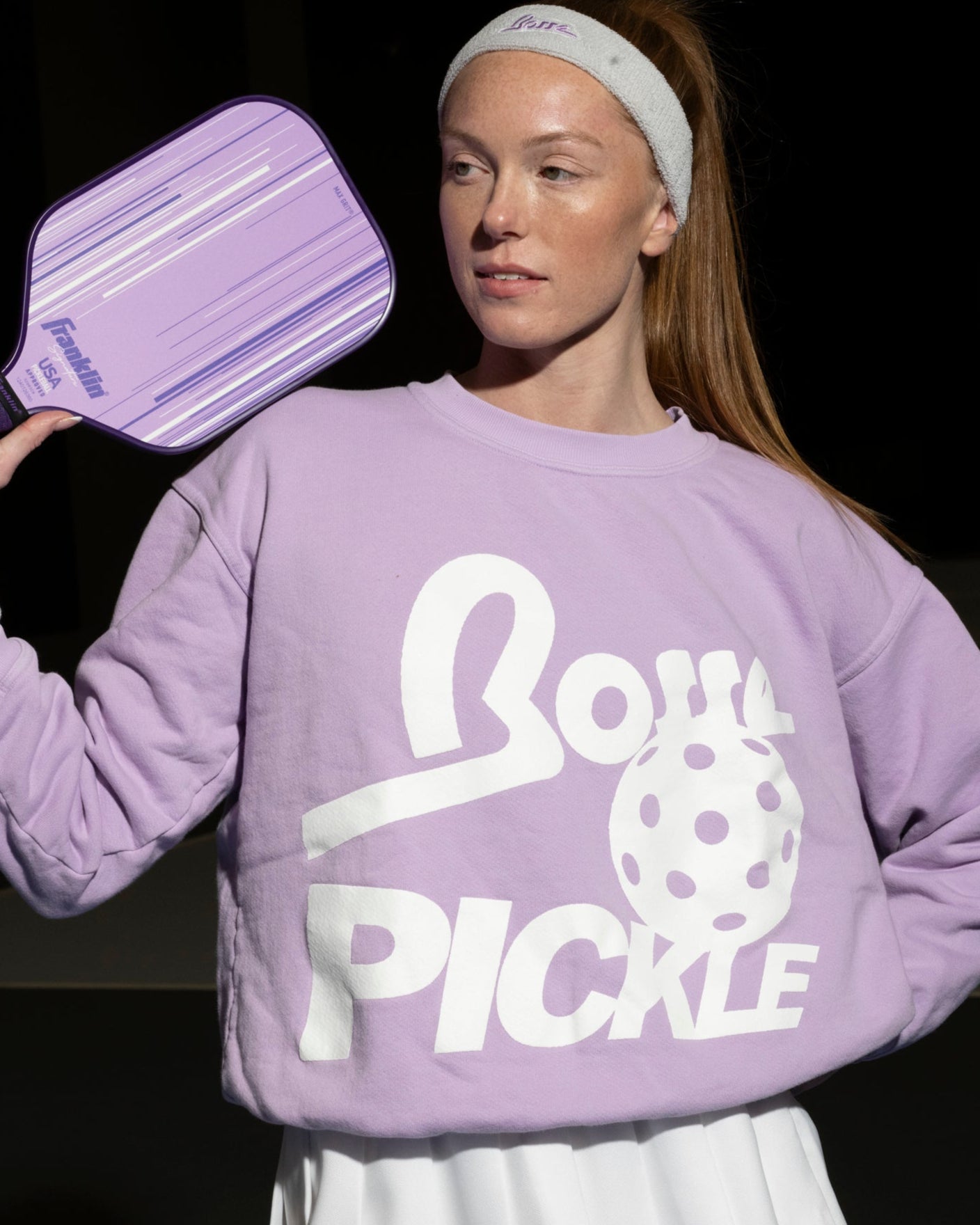 Pickle-Ball Sweatshirt in Lavender
