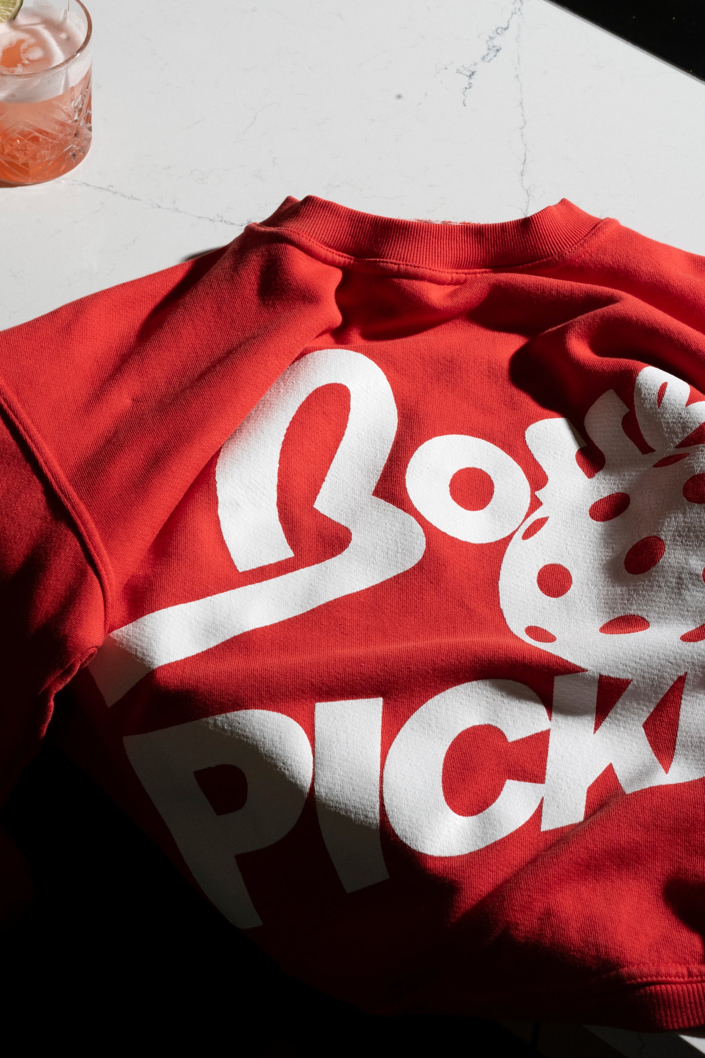 Pickle-Ball Sweatshirt in Red