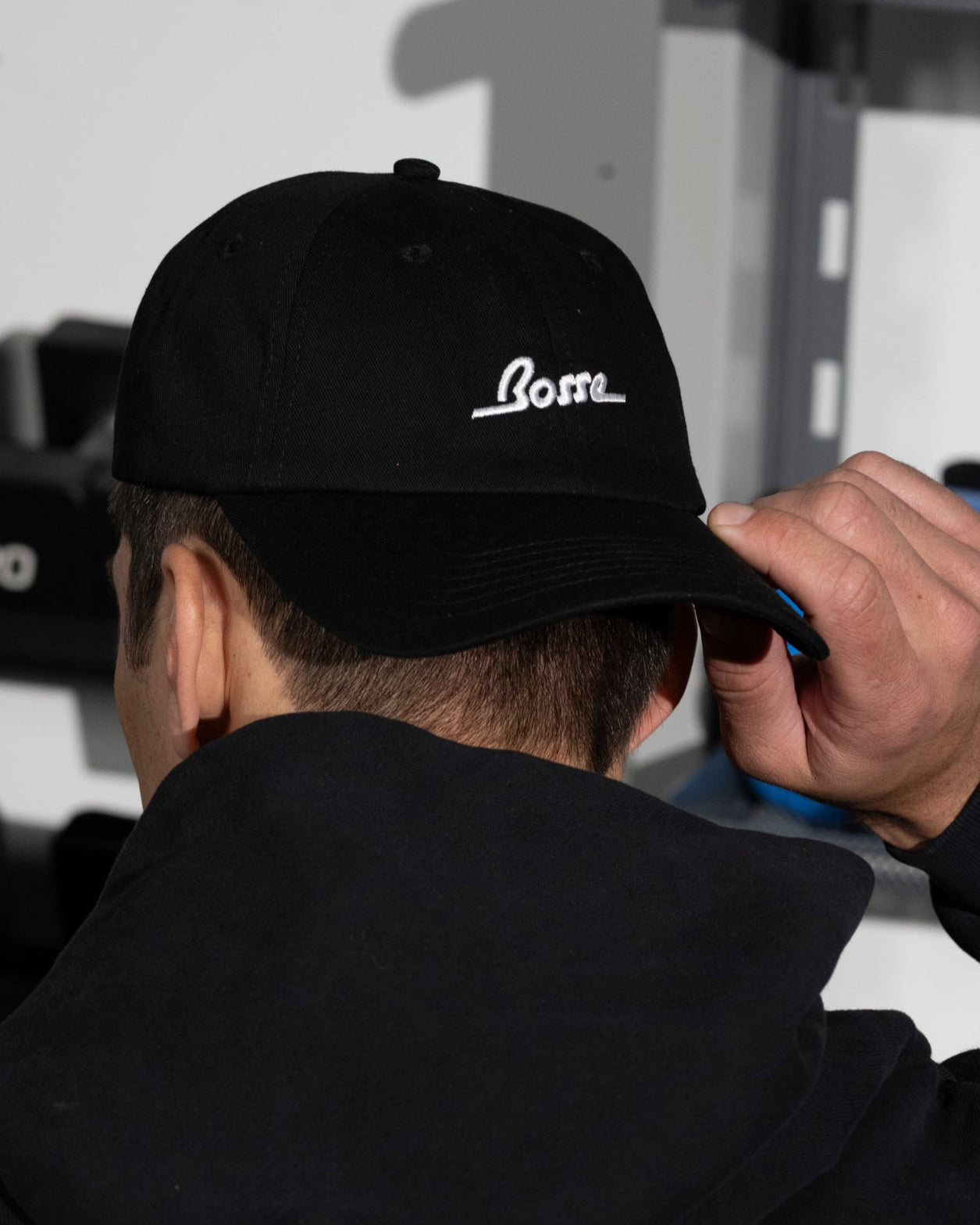 Sport Logo Dad Cap in Black
