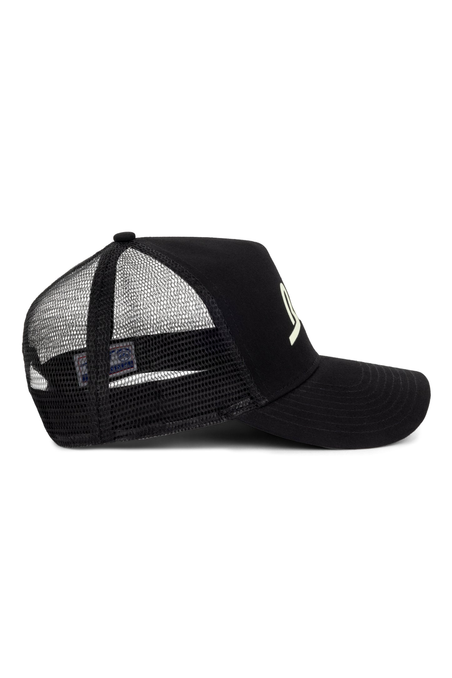 Classic Logo Glow in the Dark Trucker Hat In Black