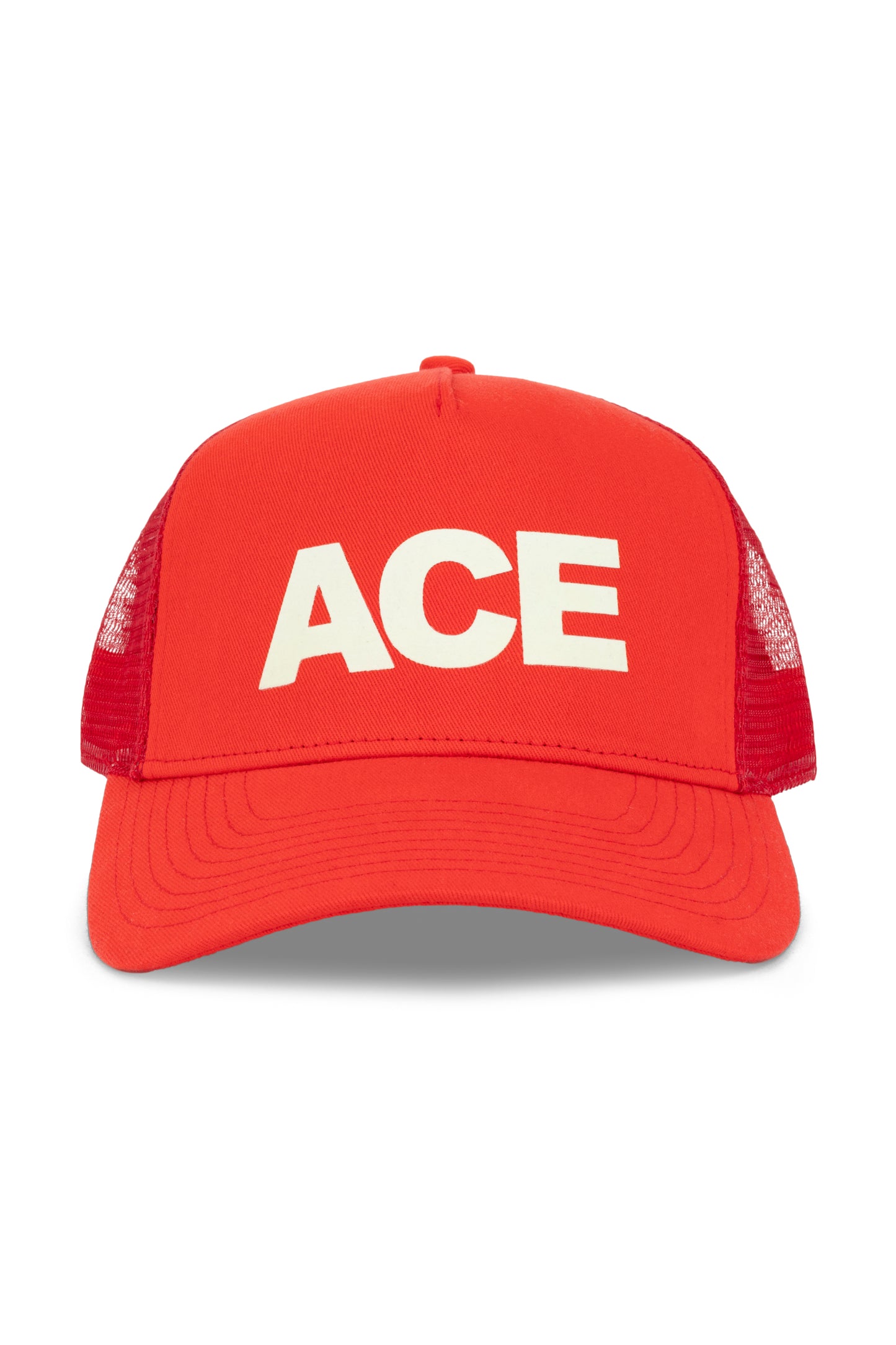 Ace Glow in the Dark Trucker Hat In Red