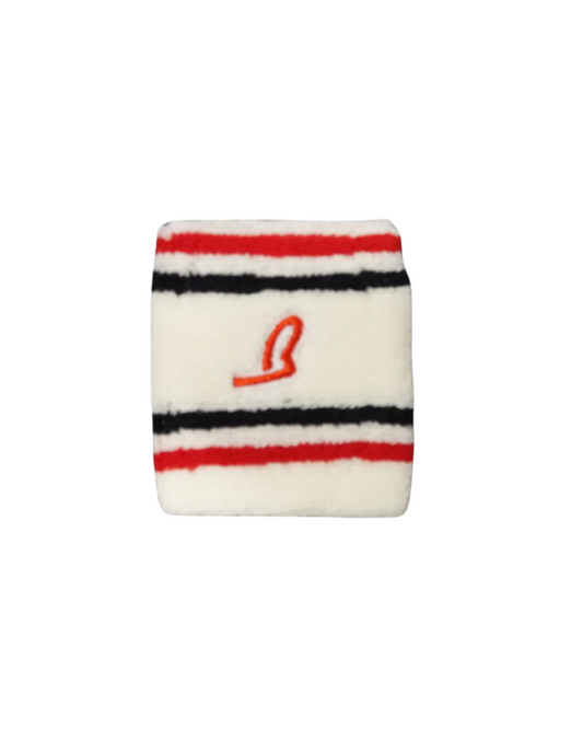 B Wristband in Red & Black