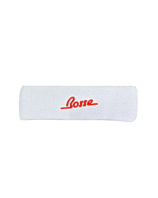 Headband in Grey & Red