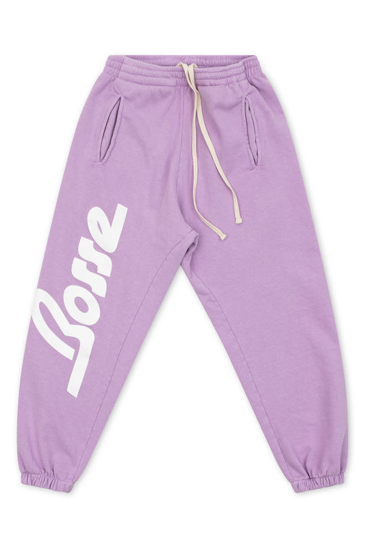 Vertical Logo Sweatpant in Lavender
