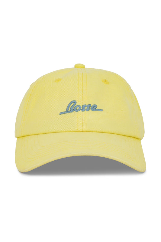 Sport Logo Dad Cap in Yellow