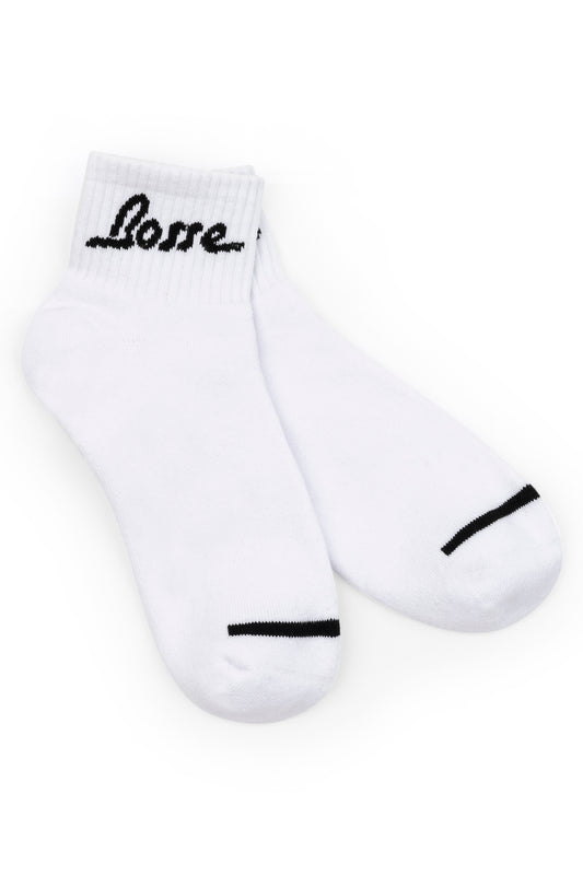 Bosse Ankle Sock with Black Logo
