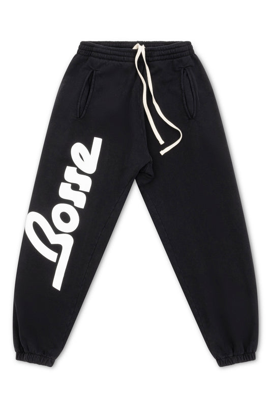 Vertical Logo Sweatpant in Black